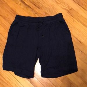 Good condition navy long sleep shorts